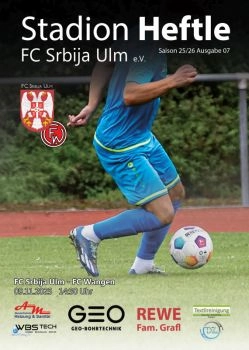 Stadion Heftle 07 25-26 FC Srbija Ulm Online-Ansicht